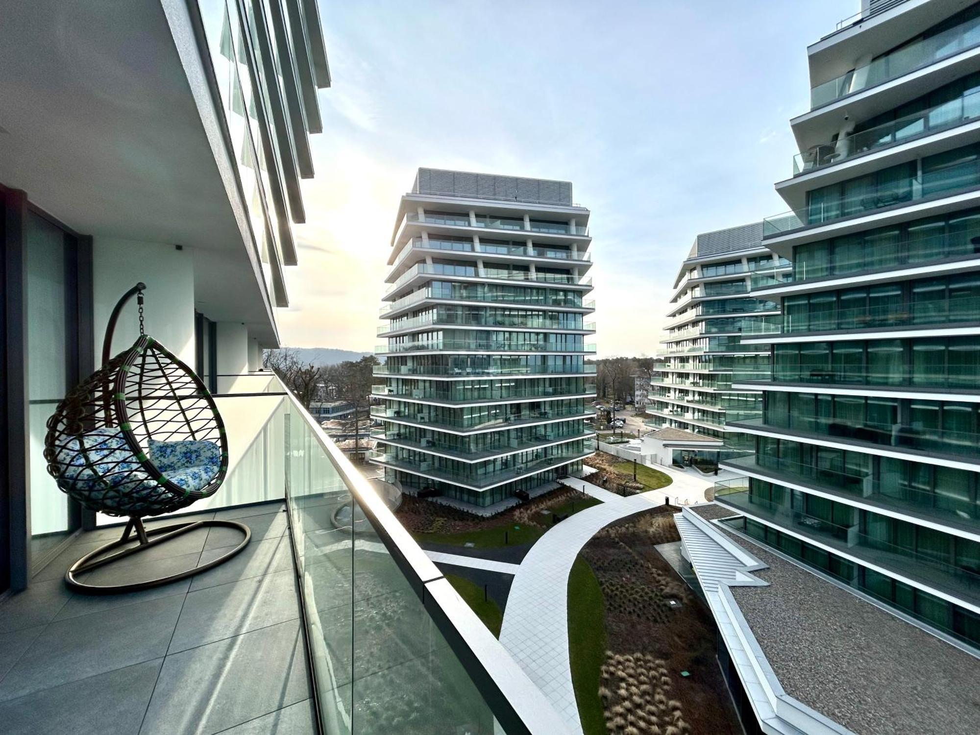 Wave - Aurum II Apartment - Front Sea View Miedzyzdroje Exterior photo